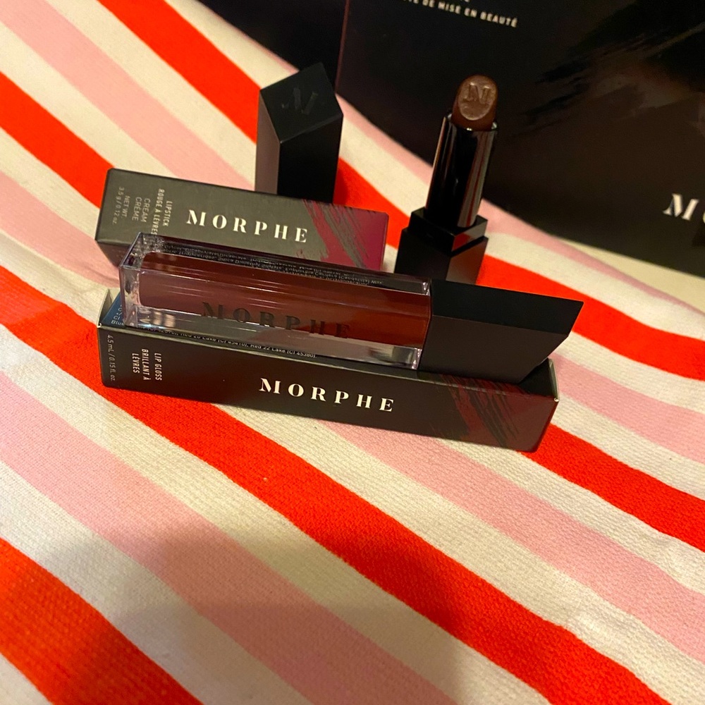 NIB Morphe serenade lip gloss & Morphe crush lipstick cream